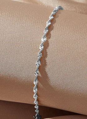 日韩轻奢水波链女士手链