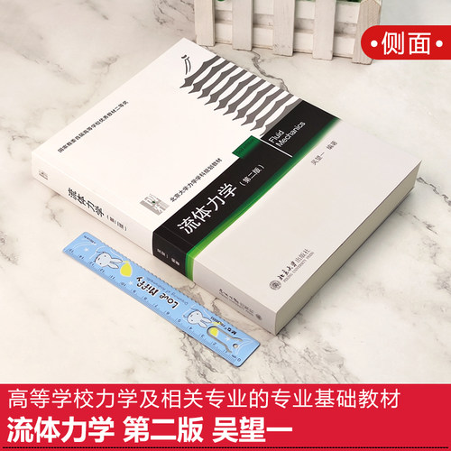 正版现货 流体力学 第二版2版 吴望一 北大力学学科规划教材 流体力学大学教材教科书教程 力学教材 北京大学出版社9787301310571 - 图1