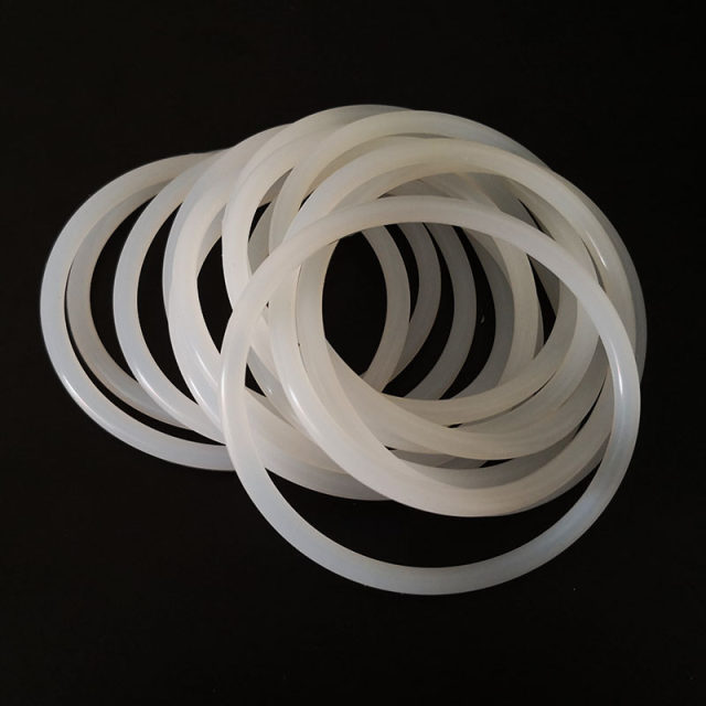 O-ring white and black silicone transparent sealing ring 3 3.5 4 4.5 5 5.5 6 6.5 7 7.5 Wire diameter 1mm