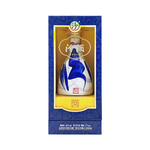 汾酒42度青花25整箱475ml*6盒瓷瓶礼盒装山西杏花村粮食白酒 - 图0