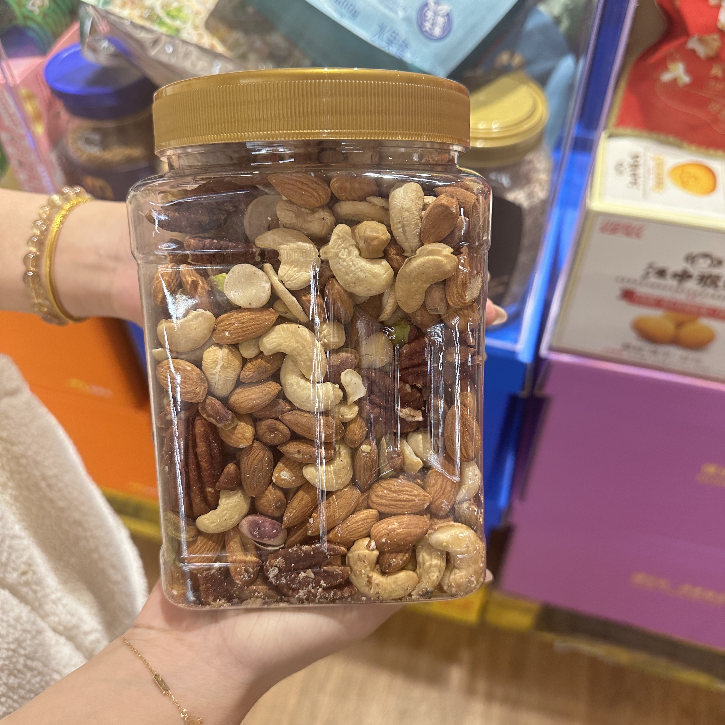 麦德龙代购麦臻选原味混合坚果907g年货零食干果每日坚果健康零食