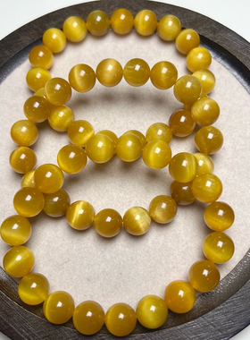 木与海天然金虎眼女款手链