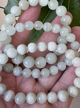 天然冰种绿柱石手串巴西