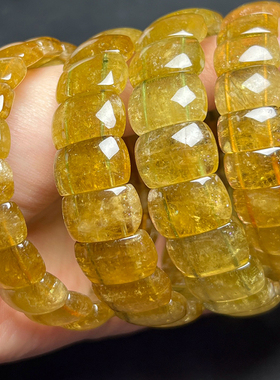 木与海天然咖啡碧玺手链百搭