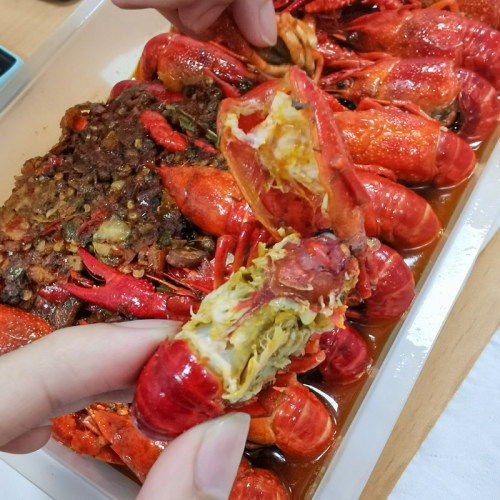 国联水产龙霸麻辣小龙虾蒜蓉十三香调味加热即食速冻商用半成品 - 图1