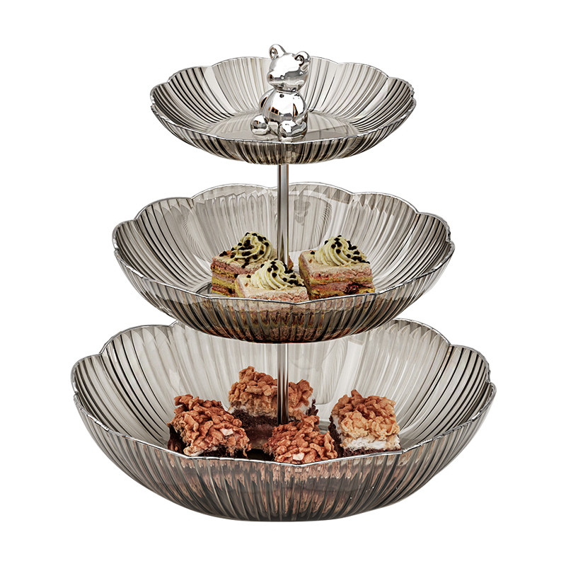 轻奢多层果盘家用客厅茶几多层糖果盘点心架零食糖果盘前台水果盘,淘宝优惠券,粉丝福利购,淘宝优惠卷