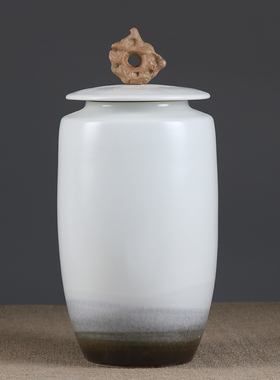 新中式风陶瓷书房软装饰储物罐