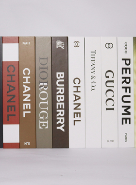 仿真书摆件简约现代英文北欧摆件道具书ins风拍照书房客厅桌装饰