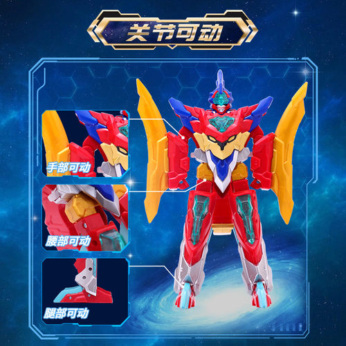 正版龙战士星源3变身器变形机器人玩具儿童男孩兴原元新媛人兴元 - 图0