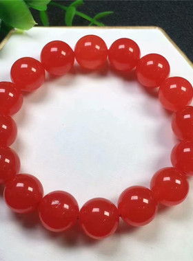 南红玛瑙纯天然原矿冰种南红手串