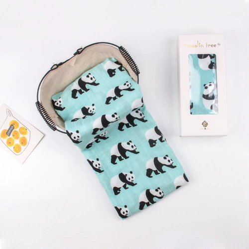 Хлопковое марлевое одеяло для новорожденных, детское банное полотенце