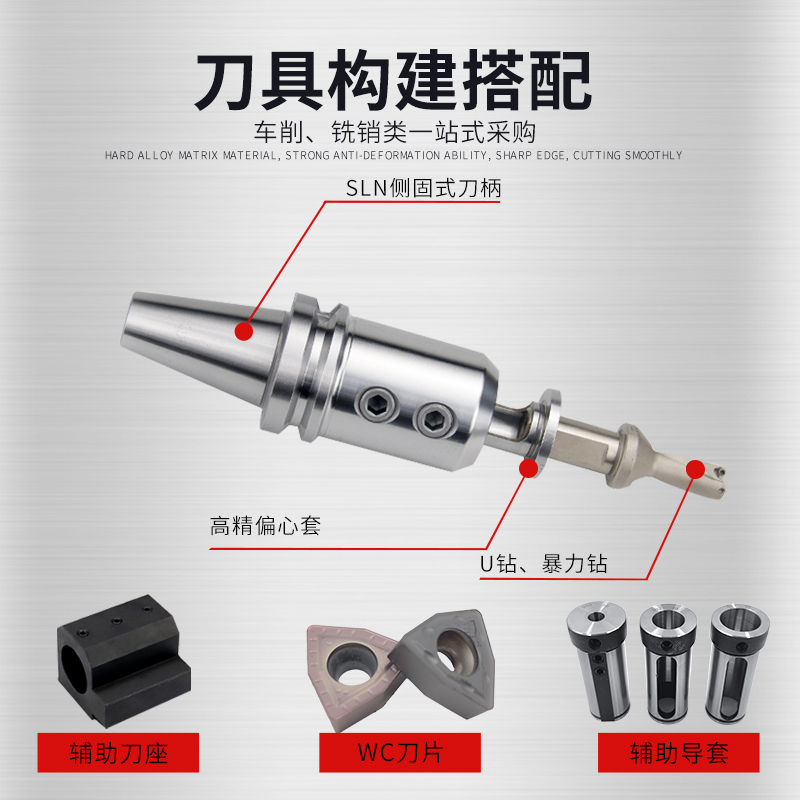 数控U钻刀片快速钻暴力钻喷钻刀粒WCMX030208/WCMT06T308住友槽型 - 图1