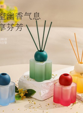 花开富贵无火香薰家居车载持久留香栀子花熏香生日礼物卧室摆件