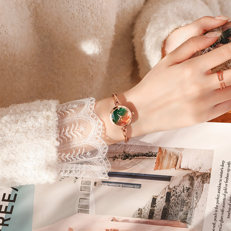 kimio金米欧渐变色女ins风手链表 kimio金米欧老林国产腕表