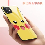 Apple, чехол для телефона, мультяшная стеклянная милая кукла для влюбленных, силиконовый iphone11 pro, 7plus