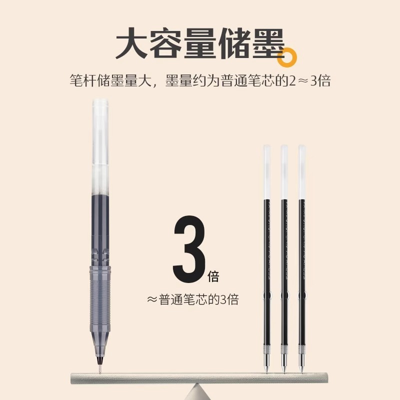 日本PILOT百乐P500金标系列中性笔大理石白杆顺滑速干刷题考试专用黑蓝红色针管头学水笔官方旗舰店官网授权 - 图2