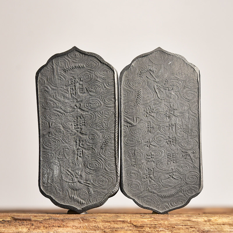 80-90年代老墨条徽墨老胡开文松烟砚台用墨块墨条墨锭文房四宝纸墨笔砚墨条套装书法国画创作专用歙砚学生_虎窝淘