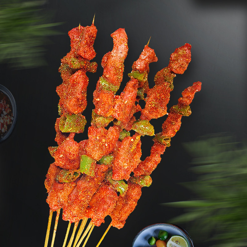 烧烤油炸串串食材网红夺命小串肉串新鲜冷冻食品小串半成品商用