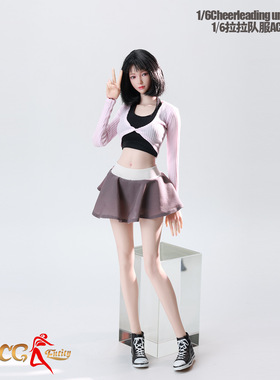 ACG 1/6女兵人 啦啦队短裙瑜伽服 衣服配件配12寸女素体 ACG-51