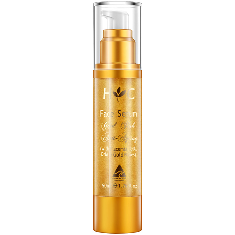 HealthyCareAustralia海外旗舰店Healthy Care澳洲金箔羊胎素50ml面部保湿补水毛孔收缩精华液男女3