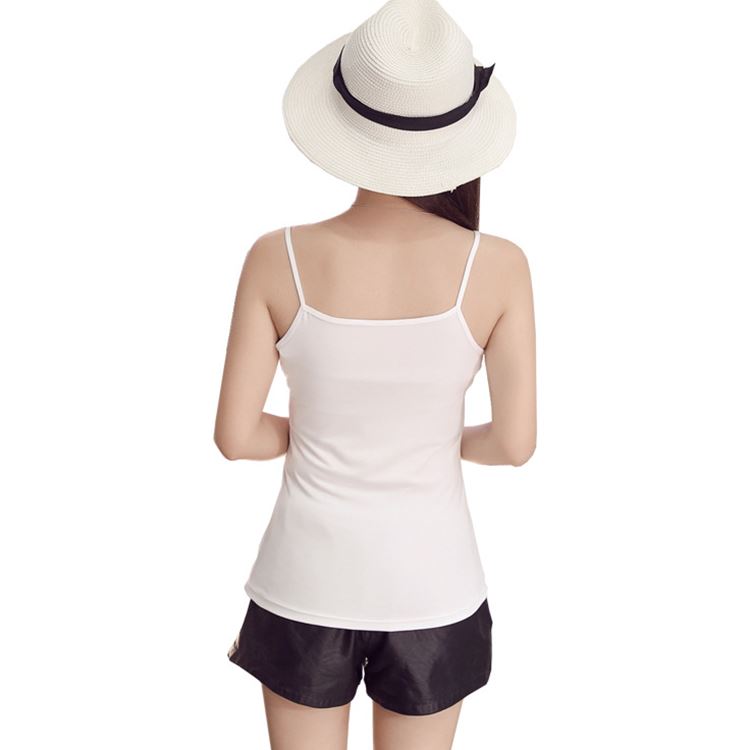 Sexy Women White Bra girl Crop Top Halter Tank Tops Camisole - 图1