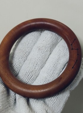 女士手镯手镯镯子圆条镯雷击枣木