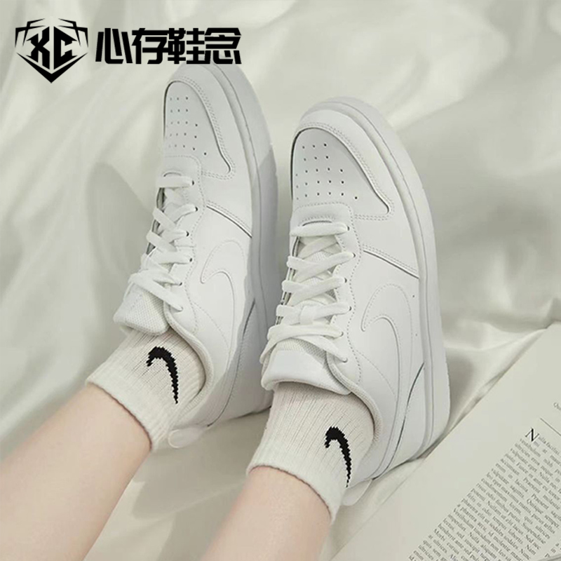 耐克女款鞋子正品nike court borough low 2男士休闲鞋BQ5448-100-图0