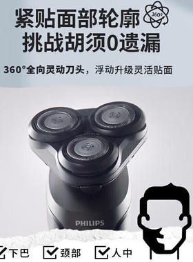 飞利浦剃须刀新款官方正品