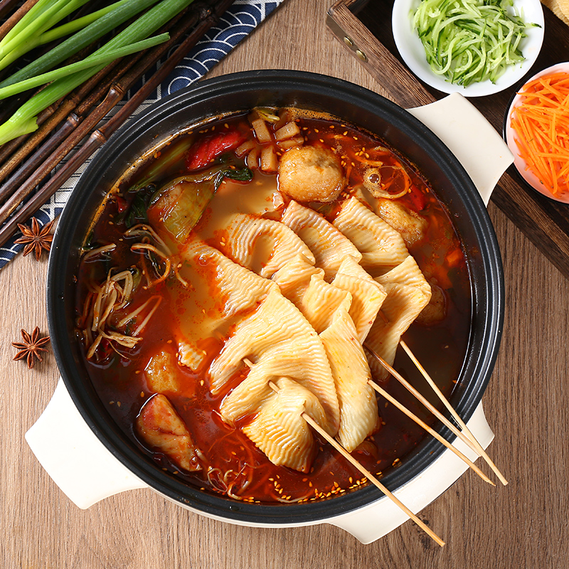 豆腐串100串干豆皮串豆串麻辣烫火锅关东煮串人造肉豆腐皮豆制品 - 图2