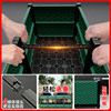 Planting box on wheels, movable flower box for growing vegetables