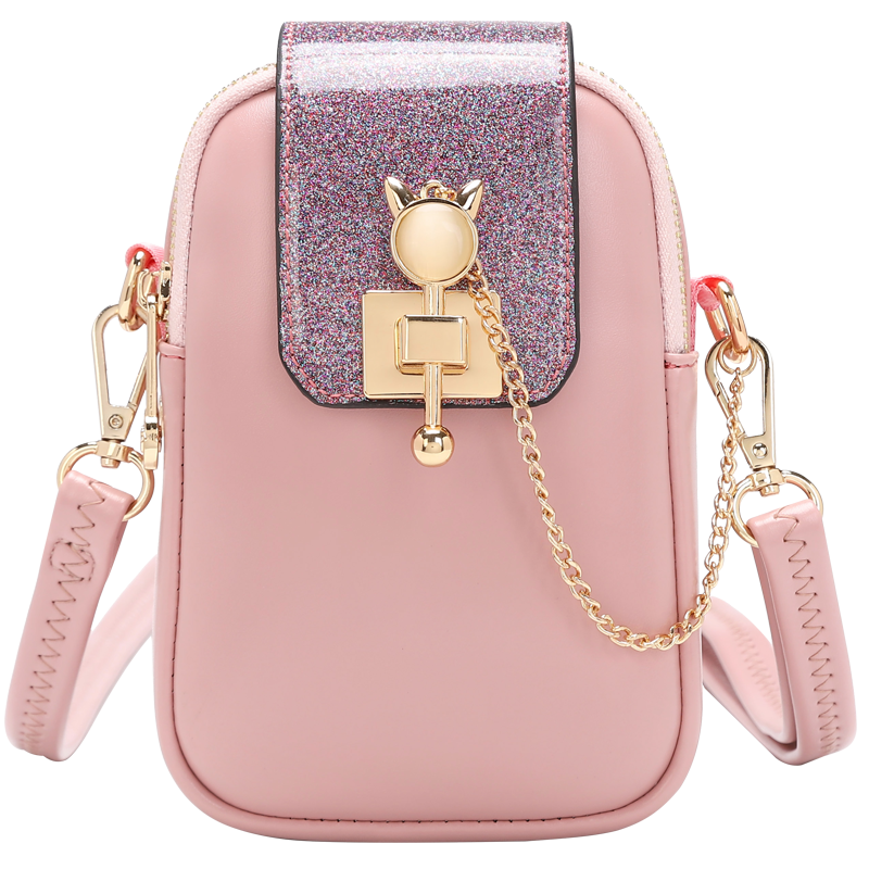 手机包竖款2019新款链条斜挎小包包 快时尚女神购一工厂直销店手机包