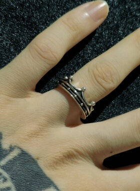 经典皇冠为爱加冕男神情侣戒指