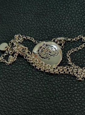 无畏的爱花鸟纯银925项链