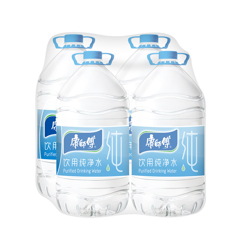 康师傅饮用纯净水5L*4桶整箱特批价家庭大瓶桶装饮用泡茶非矿泉水,淘宝优惠券,粉丝福利购,淘宝优惠卷
