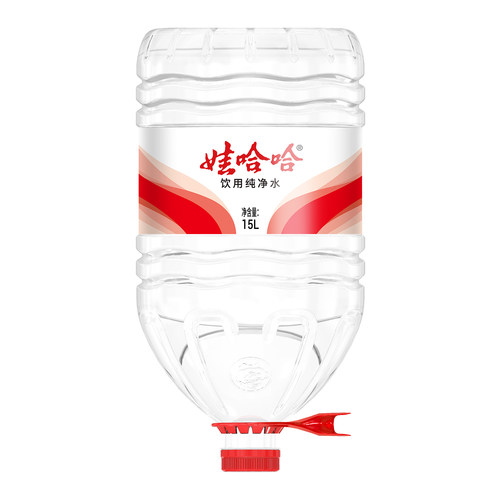 娃哈哈纯净水15L*2桶家庭超大瓶桶装泡茶饮用水中汲15升非矿泉水 - 图3