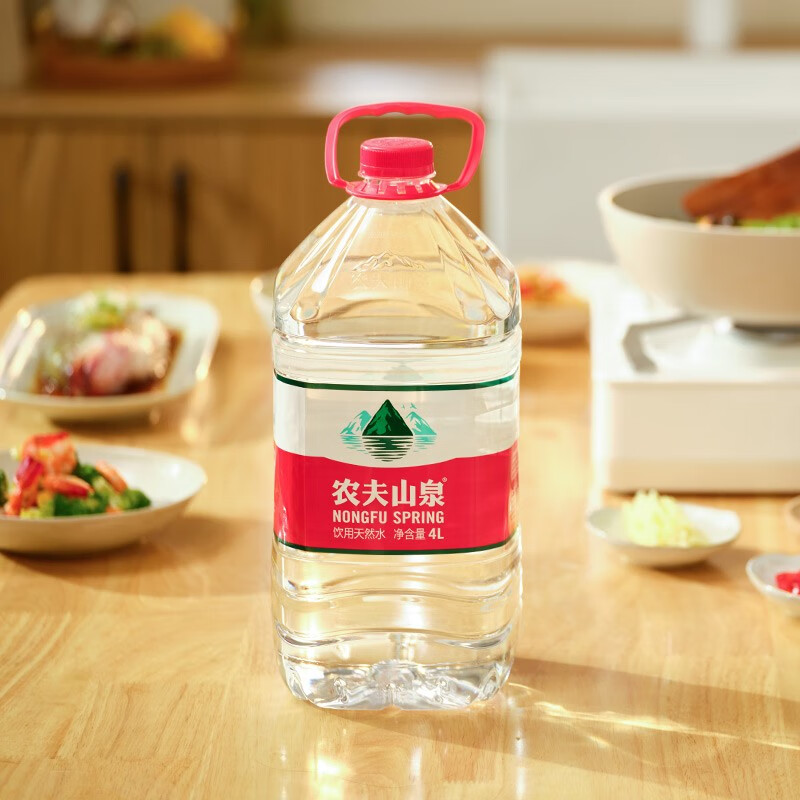 农夫山泉饮用天然水4L*6桶整箱弱碱性家庭大瓶桶装泡茶水非矿泉水 - 图2