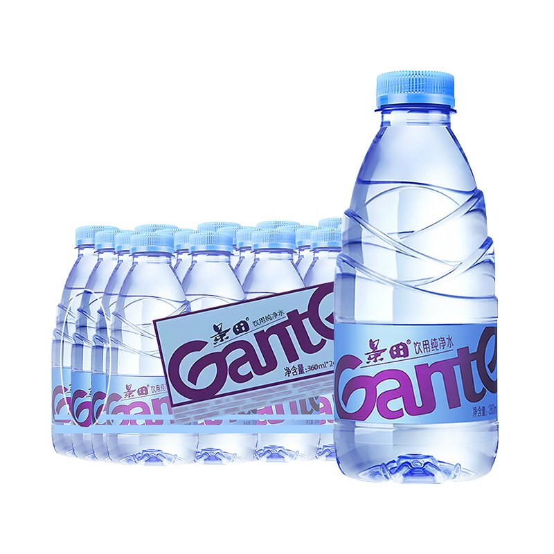 景田纯净水360ml*24瓶整箱家庭会议小瓶饮用非矿泉水江浙沪皖包邮,淘宝优惠券,粉丝福利购,淘宝优惠卷