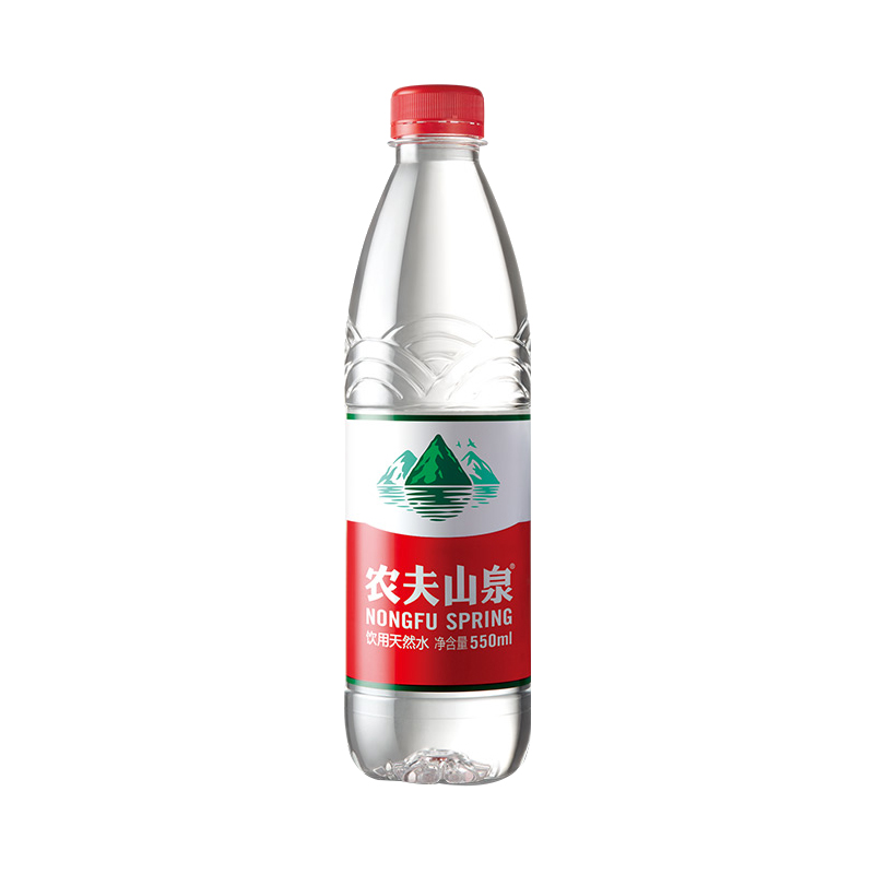 农夫山泉天然水550ml*24瓶整箱可定制非矿泉水弱碱性小瓶饮用水-图1