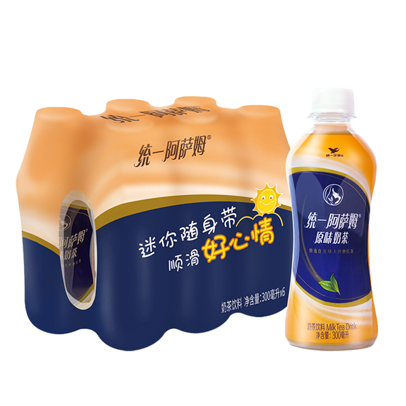 统一阿萨姆奶茶原味奶茶300ml*24瓶整箱特批价小瓶装阿萨姆茶饮料-图3