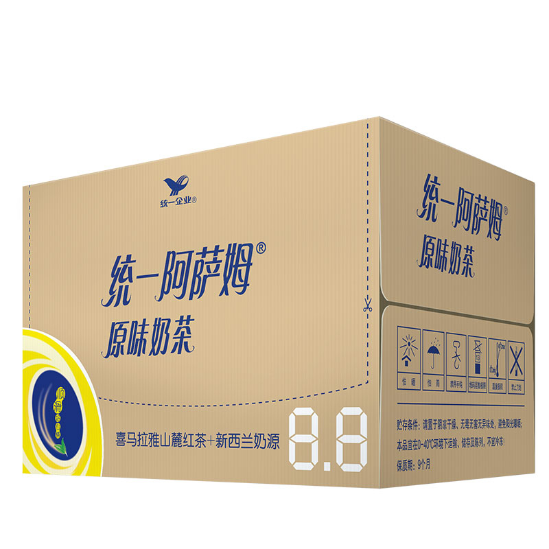 统一阿萨姆奶茶500ml*15瓶整箱包邮原味茶饮料assam网红奶茶饮料-图3