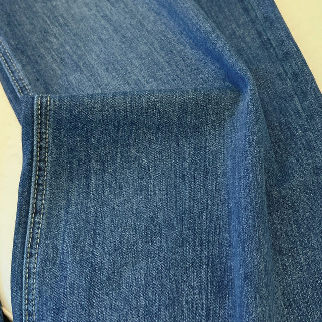 Denim Blue Wide Leg Jeans ຂອງຜູ້ຍິງ 2026 Spring New High Waisted Loose Ribbon Great-Looking Narrow Straight Pants