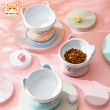 Meow Sian'er Ceramic Cat Bowl для защиты шейного отдела позвоночника Диагональный рот миска для собак может быть перевернута для питомца кошачья корма чаша