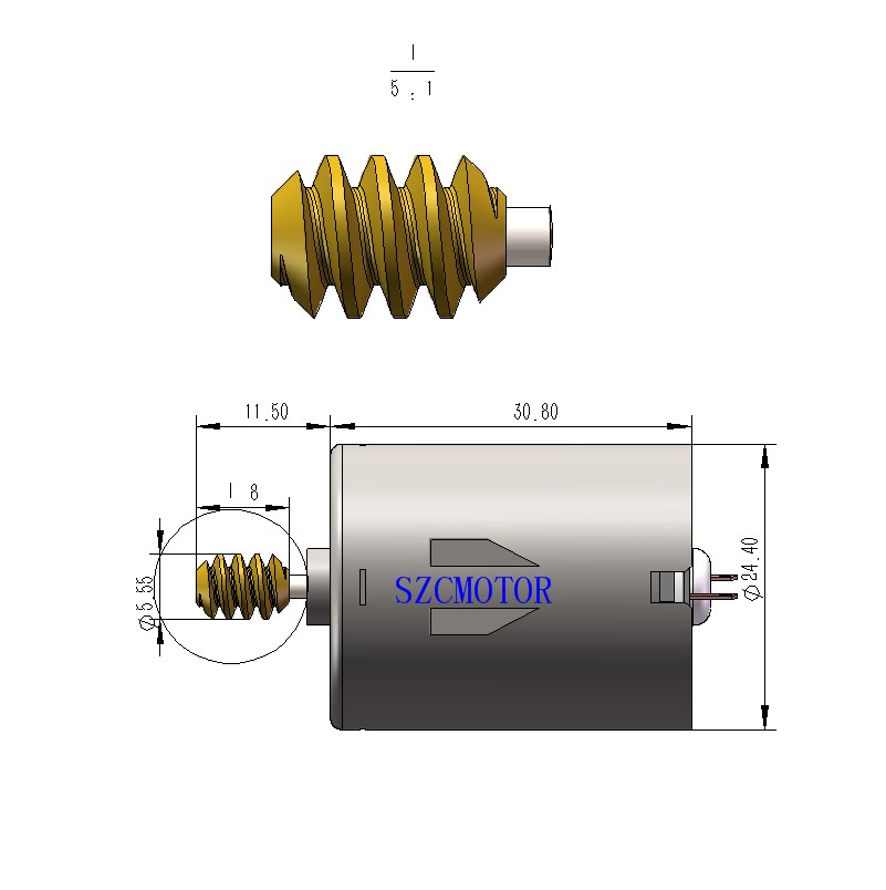 RF-370微型电机 直流电机 JGY-370涡轮蜗杆减速电机 6V12V24V马达