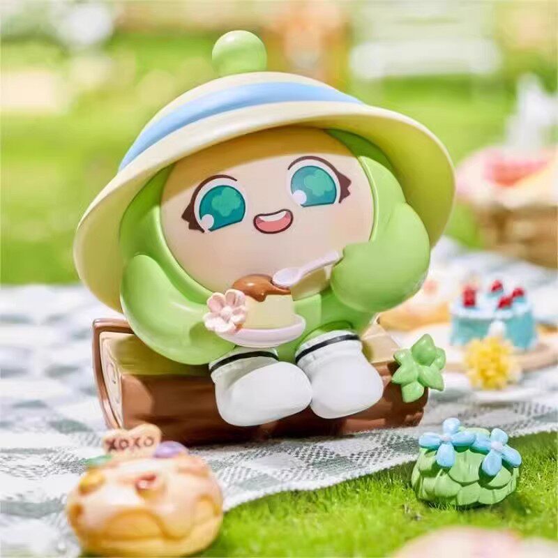 正版蛋仔派对盲盒一起去野餐潮玩具公仔游戏周边蛋小蓝手办礼物