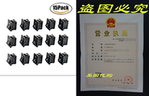 FBApayipa 15 Pcs AC 6A 250V 250V 125V 125V 2 Solder Lug SPST On O