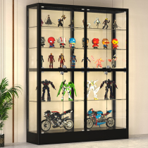 Steel 3C glass handmade Lehigh display cabinet sample dust-proof display case Home transparent Toy cabinet Wine Cabinet Customised