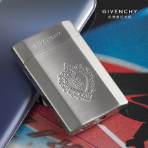 Japans genuine GivenchyGIVENCHY lighter electronic Ming fire G42 silver wire drawing high-end gas gift men