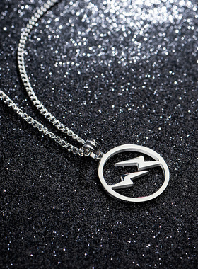 ins日韩风钛钢配饰毛衣链吊坠