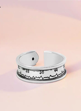 52赫兹情侣日韩风学生饰品尾戒