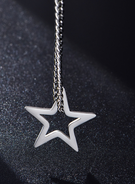 日韩风ins几何三角形镂空吊坠